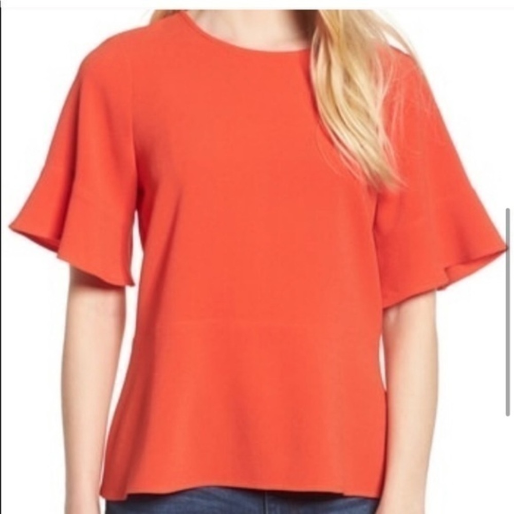 Madewell bell sleeves top blouse